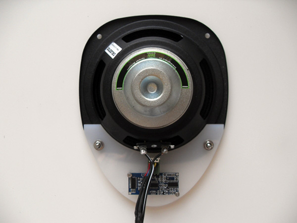 close-up of instrument for Three Blind Mice by Robert Blatt